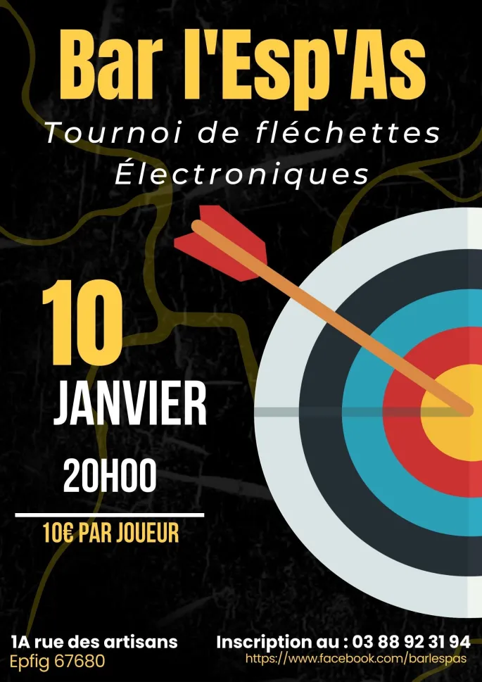 Tournoi de fléchettes