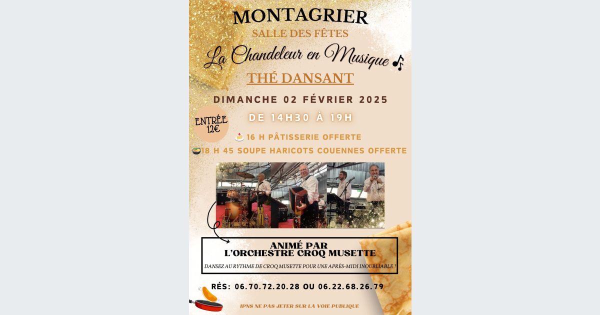 la chandeleur en musique Montagrier 2025 date, horaires, programme