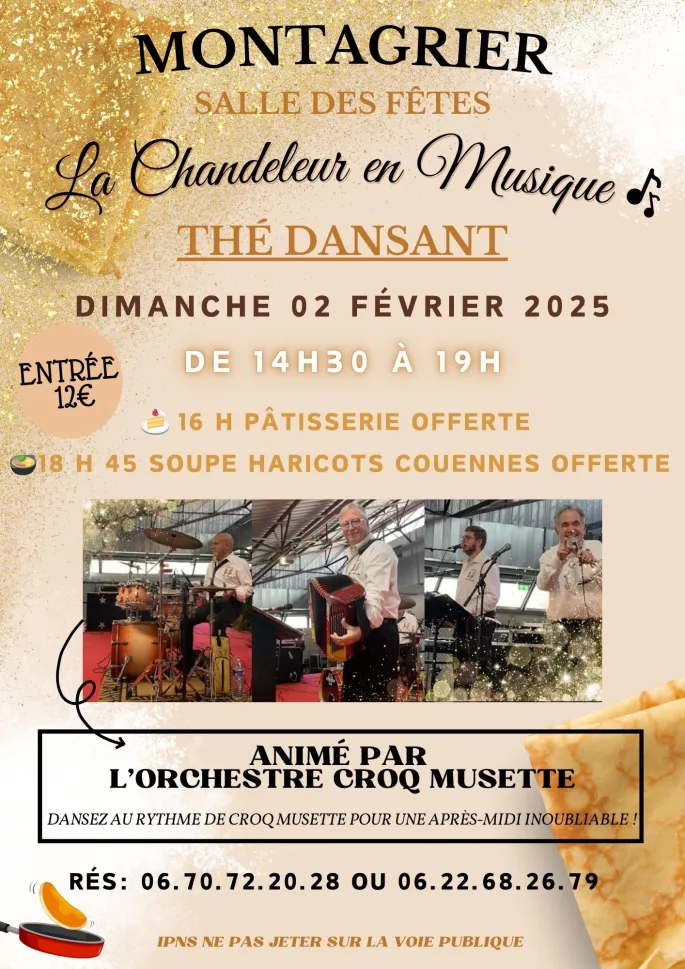 la chandeleur en musique Montagrier 2025 date, horaires, programme