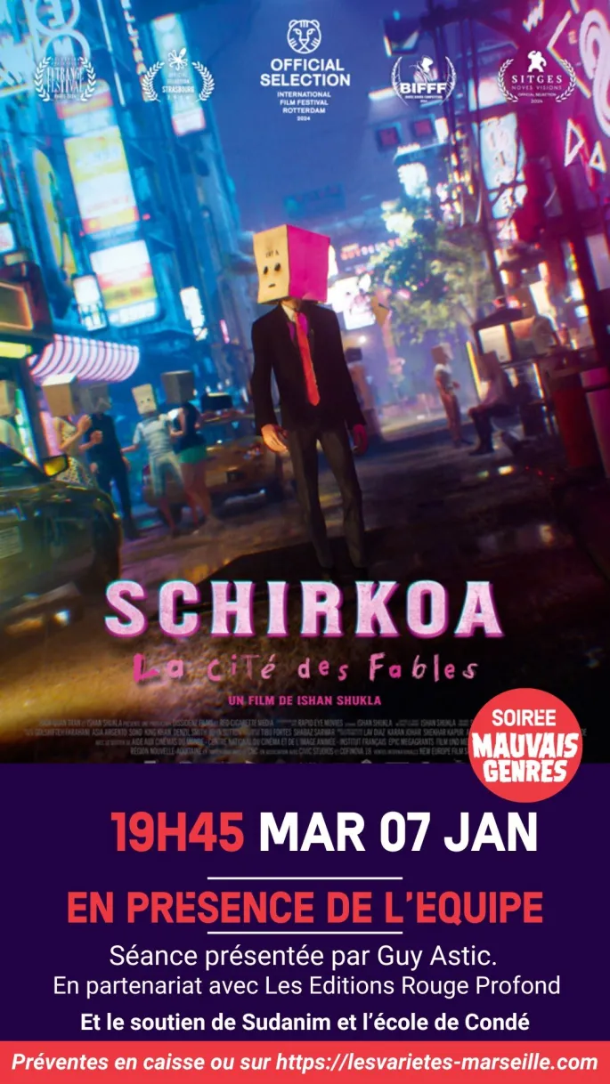 Soirée Mauvais Genres : SCHIRKOA en présence de l'équipe !