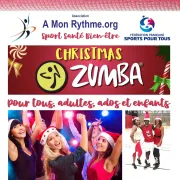 ZUMBA DE NOEL | Bischheim | 21/12 14h à 16h | A Mon Rythme | Sports Pour Tous 