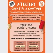 Ateliers créatifs et couture