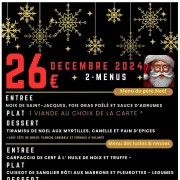 Votre Menu le 26 Décembre 