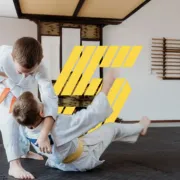 La Fédération Française de judo installe ses tatamis pour les enfants à Maisons