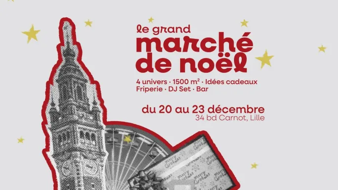 Grand Marché de noël Poppy Pop Market à Lille