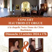 Concert exceptionnel hautbois et orgue 