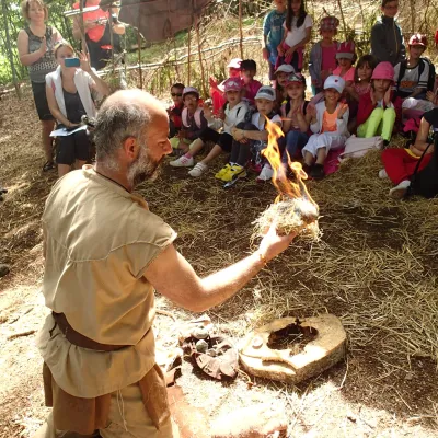 Atelier famille - Feu préhistorique