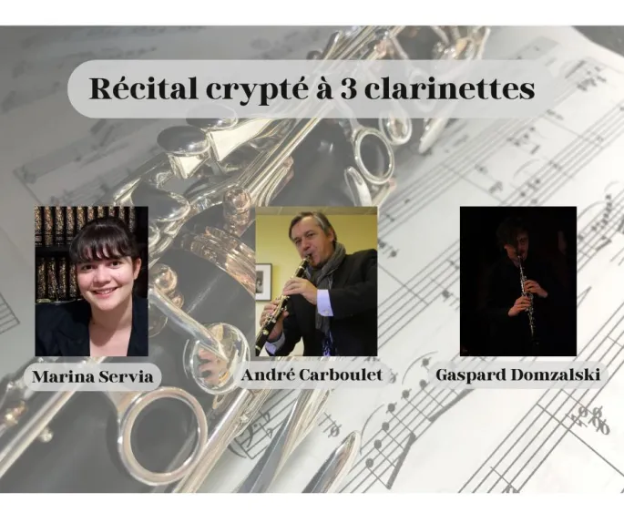 Récital crypté à 3 clarinettes