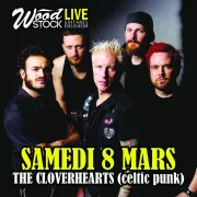 The Cloverhearts (celtic punk) + Seum 68  chez Wood Stock Guitares Ensisheim