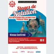 Stage de natation de la Toussaint  - Niveau confirmé du 21/10/24 au 25/10/24