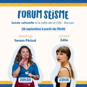 Soirée de clôture du forum Séisme