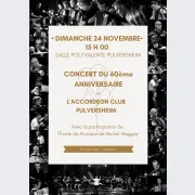 Concert du 60ème anniversaire de L’Accordéon Club de Pulversheim