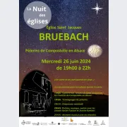 Nuit des églises en l\'église Saint-Jacques de Bruebach