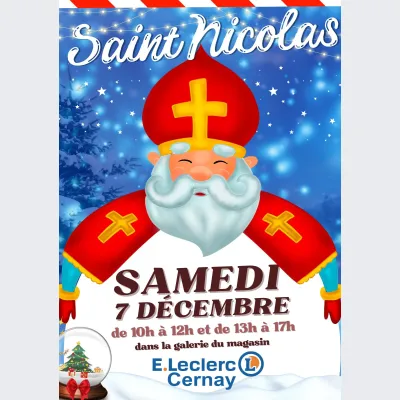 Saint-Nicolas au E.Leclerc Cernay