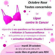 Prévention cancer du sein avec La Ligue