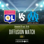 Diffusion du match OL - OM (Ligue 1) 