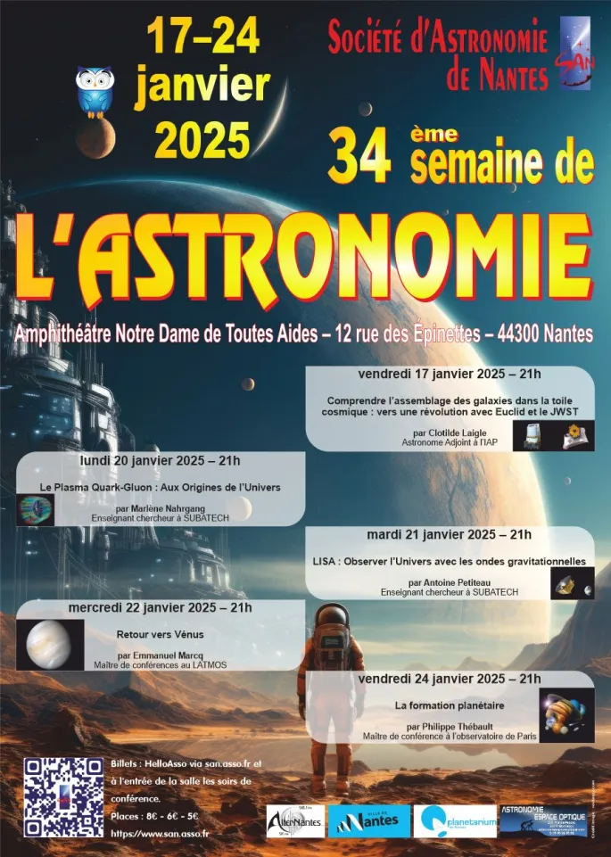 34ème semaine de l'astronomie