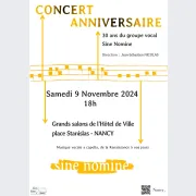 Groupe Vocal Sine Nomine - Concert anniversaire