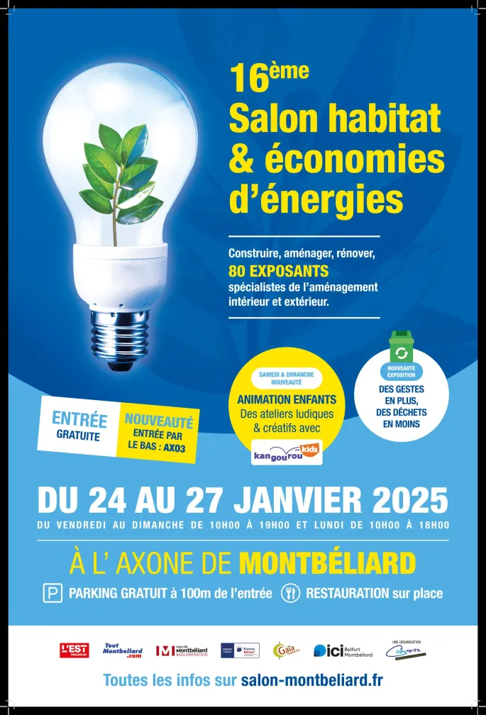 16ème Salon Habitat & Economies d'énergies du 24 au 27 janvier 2025