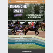 Courses de Trot et Marché de Noël à l'Hippodrome - Dimanche 24 novembre