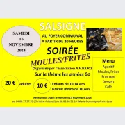 Soirée moules/frites