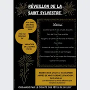 Réveillon de la Saint-Sylvestre - Comité des Fêtes de Sigloy