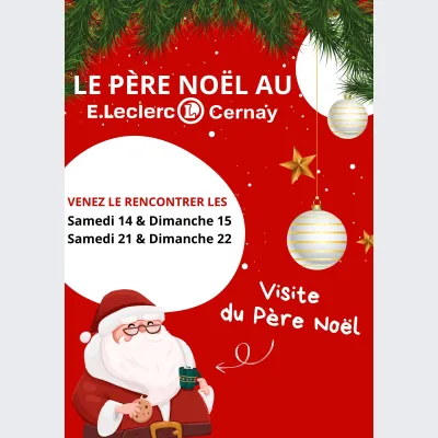 Père Noël au E.Leclerc Cernay