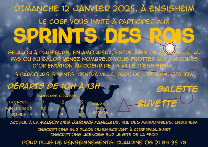 - Sprints des Rois 2025 - Course d'Orientation -