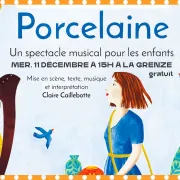 « Porcelaine » spectacle enfants avec la harpiste Claire Caillebotte à La Grenze