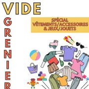 Vide Grenier spécial vêtements et jouets, jeux