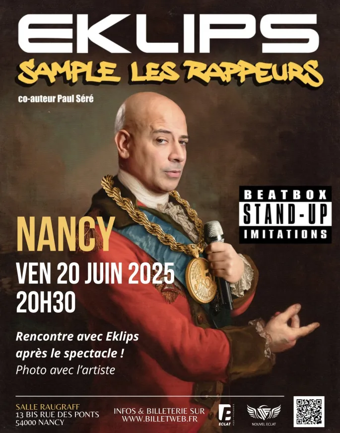 Eklips Sample les rappeurs - Salle Raugraff, Nancy