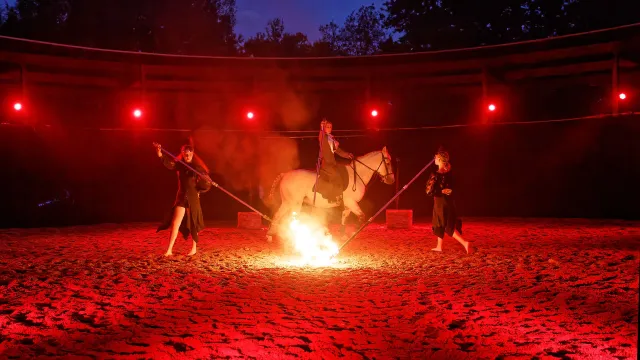 Le spectacle de la troupe Libertad