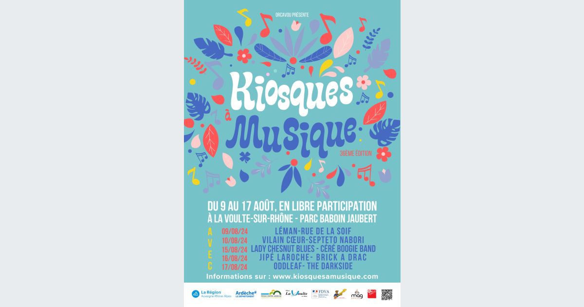 Festival Des Kiosques à Musique 2024 - La Voulte-sur-Rhône : Dates ...