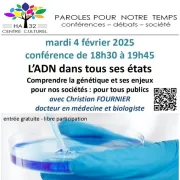 L'ADN dans tous ses états avec Christian FOURNIER docteur médecine biologiste