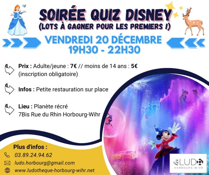 Soirée Quiz Disney