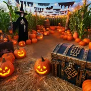 chasse au trésor d'halloween au labyrinthe les hautes herbes