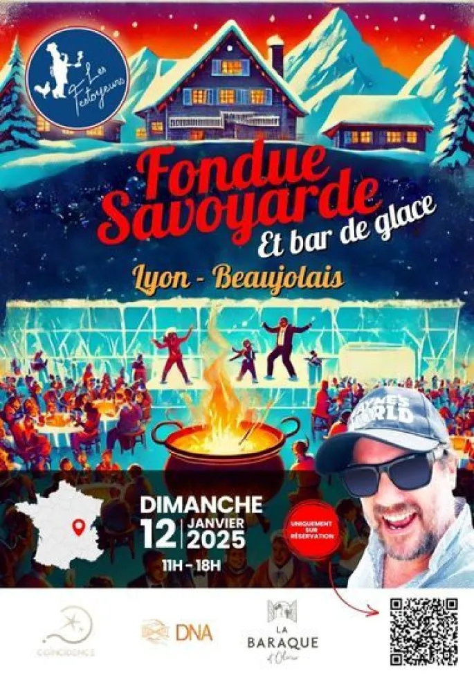 Fondue savoyarde géante & Bar de glace