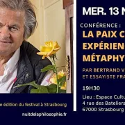 Conférence : La paix comme expérience métaphysique