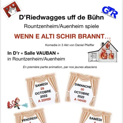 D’Riedwagges uff de bühn