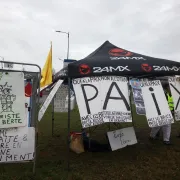 Rassemblement gilets jaunes.