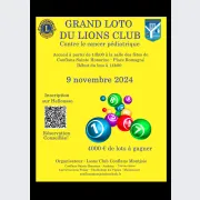 Loto du  Lions club Conflans Montjoie