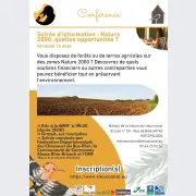 Soirée d'information : Natura 2000, quelles opportunités ? 