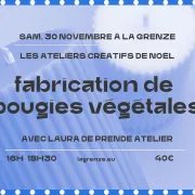 Ateliers créatifs de Noël : fabrication de bougies végétales