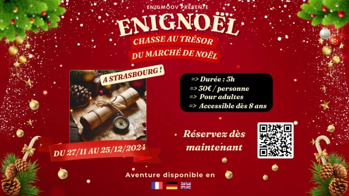 EnigNoël, la chasse au trésor au coeur du marché de Noël de Strasbourg !