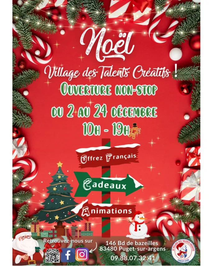 Noel au village des talents créatifs 