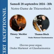 Concert exceptionnel : Orgue et Ondes Martenot-Glassharmonica 