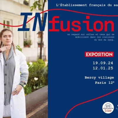 L'Etablissement français du sang signe une exposition engagée à Bercy Village