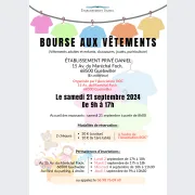 Bourse aux vêtements, jouets et accessoires de puériculture