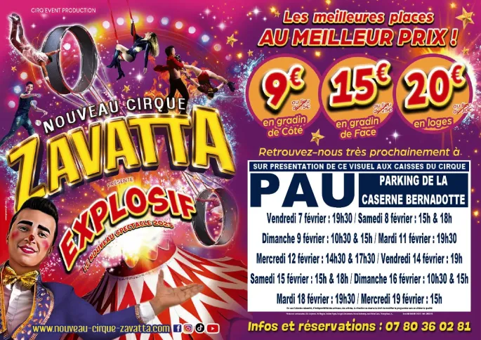 Nouveau Cirque Zavatta à Pau 2025