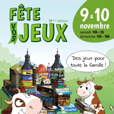 Festival des jeux de société - Fête vos Jeux 2024 - 14ième édition